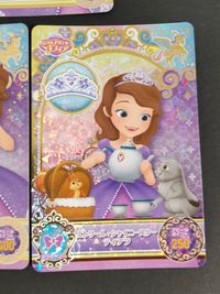 Chiisana Princess Sofia 3 Cards Lot Bandai Holo SR Japanese Anime サムネイル 3
