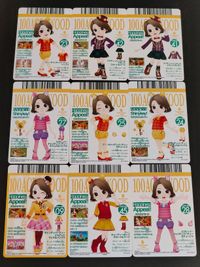 100エーカーの森 100 ACRE WOOD Winnie the Pooh カード まとめ Happiness Appeal! トップス Happiness Appeal! ボトムス シューズ 9枚 MC10-23 バンダイ サムネイル 6