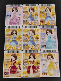 ディズニーマジカルダンス ディズニー マジカルダンスオンステージ カード まとめ アクセサリー トップス ボトムス シューズ セットアップ オーロラローズ ヘアオーナメント フォーチュンパピヨン ドレストップス 9枚 バンダイ サムネイル 6