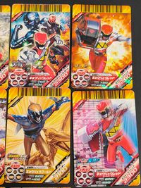 獣電戦隊 キョウリュウジャー まとめ レンジャー キョウリュウレッド キョウリュウレッド カーニバル キョウリュウゴールド キョウリュウブラック 9枚 GB.P-028 GB.P-029 GB.P-034 GB.P-071 サムネイル 2