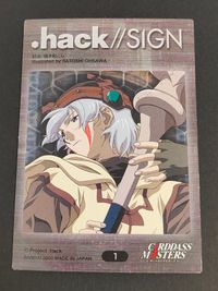 .hack SIGN カード ツカサ トレカ 1 バンダイ カードダスマスターズ サムネイル 6