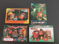 スーパードンキーコング2 ディクシー ディディー カード まとめ ノーマル ホログラム タル大砲でひとつ飛び! 見て! 上達した猿泳ぎ! いつもノリノリ モンキーパワー! 暴れん坊コング レッツゴー三匹! 4枚 NO.45 食玩 サムネイル 1
