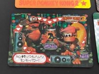 スーパードンキーコング2 ディクシー ディディー カード まとめ ノーマル ホログラム タル大砲でひとつ飛び! 見て! 上達した猿泳ぎ! いつもノリノリ モンキーパワー! 暴れん坊コング レッツゴー三匹! 4枚 NO.45 食玩 サムネイル 4