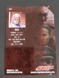 仮面ライダー カード まとめ コレクション 蜂女 2枚 007 アマダ 食玩 サムネイル 2