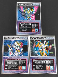 Super Robot Wars N-SRW Scramble Gather V2 Gundam 3 Cards Japanese Anime
