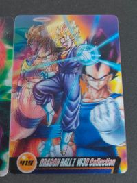 ドラゴンボールZ W3D Collection カード まとめ W3Dホログラム 超サイヤ人悟空 ベジータ トランクス 悟空 セル 3枚 421 420 419 森永 食玩 ウエハース 3D サムネイル 2