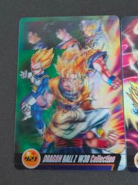 ドラゴンボールZ W3D Collection カード まとめ W3Dホログラム 超サイヤ人悟空 ベジータ トランクス 悟空 セル 3枚 421 420 419 森永 食玩 ウエハース 3D サムネイル 4