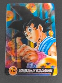 Dragon Ball GT W3D Collection Card #372 Goku Holo Japanese Anime