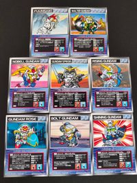 Super Robot Wars Scramble Gather 8 Cards Lot SRW Gundam Japanese Game