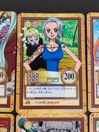 ワンピース ONE PIECE カードダス ハイパーバトル カード まとめ 海軍の猛者 代弁者 アイテム 六刀流 アイテム キリバチ 反撃の行進 海の同胞たち 水鉄砲 魚人空手 ベルメール ノジコ サバガシラ1号 はっちゃん 9枚 サムネイル 3
