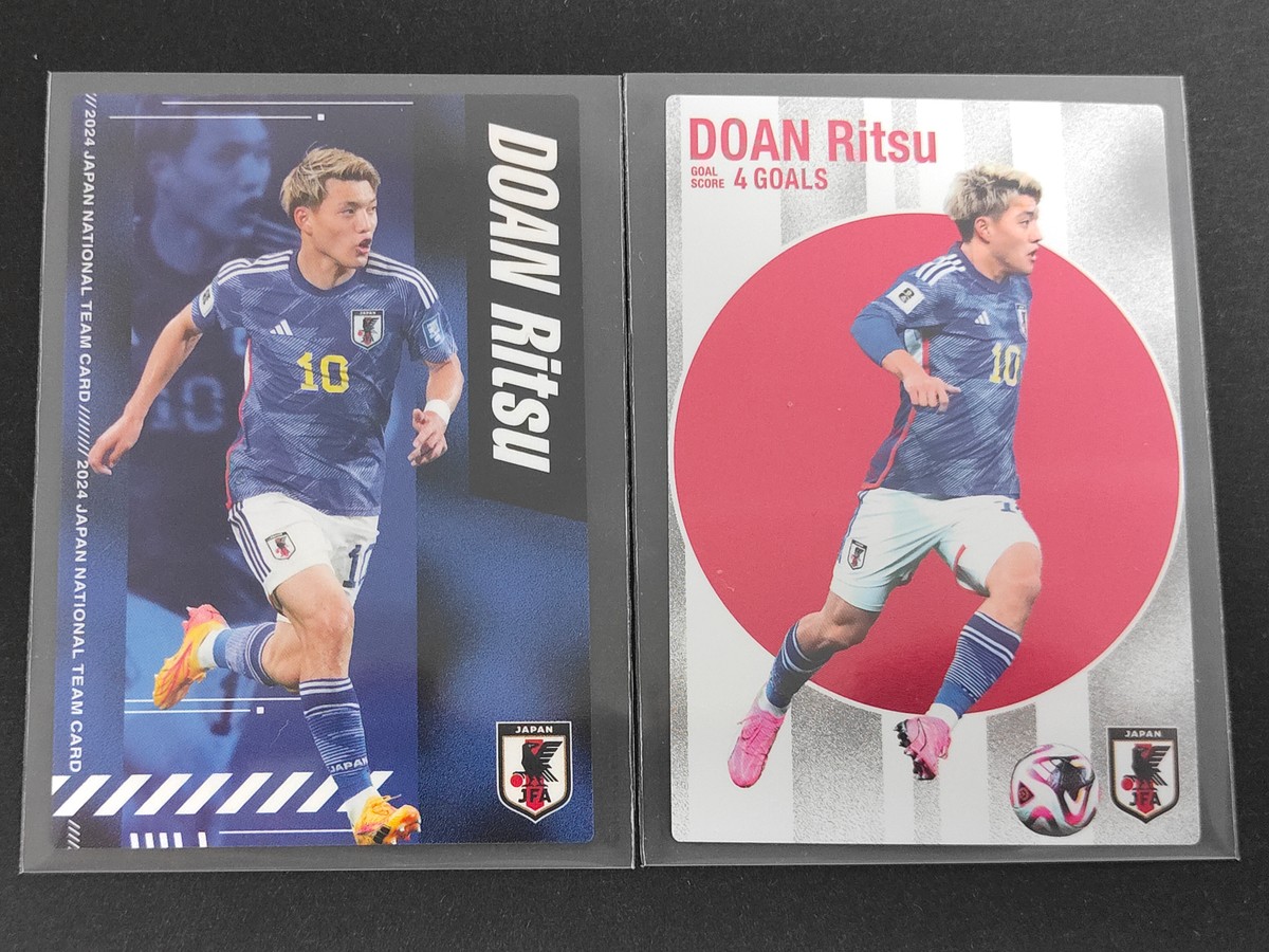 日本代表 2024 JAPAN NATIONAL TEAM CARD カード まとめ レギュラー ゴールスコアラー 堂安 律 2枚 26 GS-04 カルビー 食玩