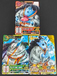 ワンピース トレジャー カード まとめ ストロング トレジャー クルー ジンベエ 3枚 TW1-21 TW1-20 IC5-33 バンダイ 食玩