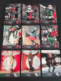 Kamen Rider Cubi-Card Collection 9 Cards Lot Japanese TV