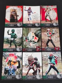Kamen Rider Cubi-Card Collection 9 Cards Lot Japanese TV
