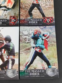 仮面ライダー THE MASKED RIDER Cubi-Card Collection キュービーカードコレクション カード まとめ キャラクター コブラ男 蜂女 死神カメレオン サボテグロン 仮面ライダー2号 ドクダリアン サムネイル 5