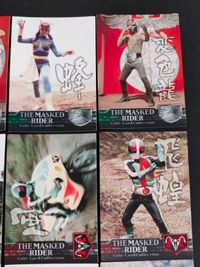 仮面ライダー THE MASKED RIDER Cubi-Card Collection キュービーカードコレクション カード まとめ キャラクター コブラ男 蜂女 死神カメレオン サボテグロン 仮面ライダー2号 ドクダリアン サムネイル 2