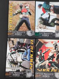 仮面ライダー THE MASKED RIDER Cubi-Card Collection キュービーカードコレクション カード まとめ 仮面ライダー1号 ポーズ サイクロン号 仮面ライダー2号 ポーズ 仮面ライダー新1号 9枚 サムネイル 3