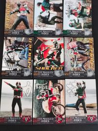 Kamen Rider Cubi-Card Collection 9 Cards Lot Japanese TV