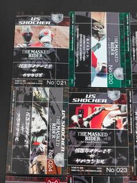 仮面ライダー THE MASKED RIDER Cubi-Card Collection キュービーカードコレクション カード まとめ 仮面ライダー1号 ポーズ サイクロン号 仮面ライダー2号 ポーズ 仮面ライダー新1号 9枚 サムネイル 8