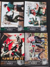 仮面ライダー THE MASKED RIDER Cubi-Card Collection キュービーカードコレクション カード まとめ 仮面ライダー1号 ポーズ サイクロン号 仮面ライダー2号 ポーズ 仮面ライダー新1号 9枚 サムネイル 2