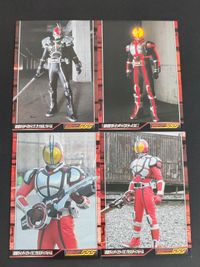 仮面ライダー ファイズ カード まとめ フォト 仮面ライダーファイズ アクセルフォーム 仮面ライダーファイズ 仮面ライダーファイズ ブラスターフォーム 4枚 137 136 139 138 アマダ 食玩