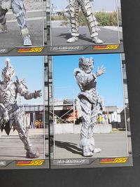 仮面ライダー555(ファイズ) カード まとめ キャラクター クラブオルフェノク フリルドリザードオルフェノク スロースオルフェノク ライオトルーパー コーラルオルフェノク バットオルフェノク アークオルフェノク 9枚 156 サムネイル 5
