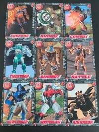 Beast Wars Transformers 9 Cards Lot Japanese Anime Cheetus Convoy