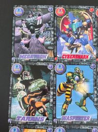 ビーストウォーズ 超生命体トランスフォーマー カード まとめ キャラクター メガトロン サイバーシャーク アルマー タランス クスピーター スコルポス シャドーパンサー ブラックウィドー テラザウラー 9枚 013 011 010 サムネイル 3