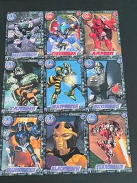 Beast Wars Transformers 9 Cards Lot Megatron Japanese Anime