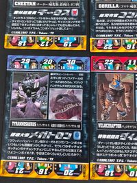 ビーストウォーズ 超生命体トランスフォーマー カード まとめ キャラクター クワガイガー スナッパー バズソー チータス コンボイ メガリゲーター メガトロン ダイノボット ラットル 9枚 023 022 021 027 025 サムネイル 9
