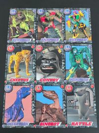 Beast Wars Transformers 9 Cards Lot Japanese Anime Megatron Convoy