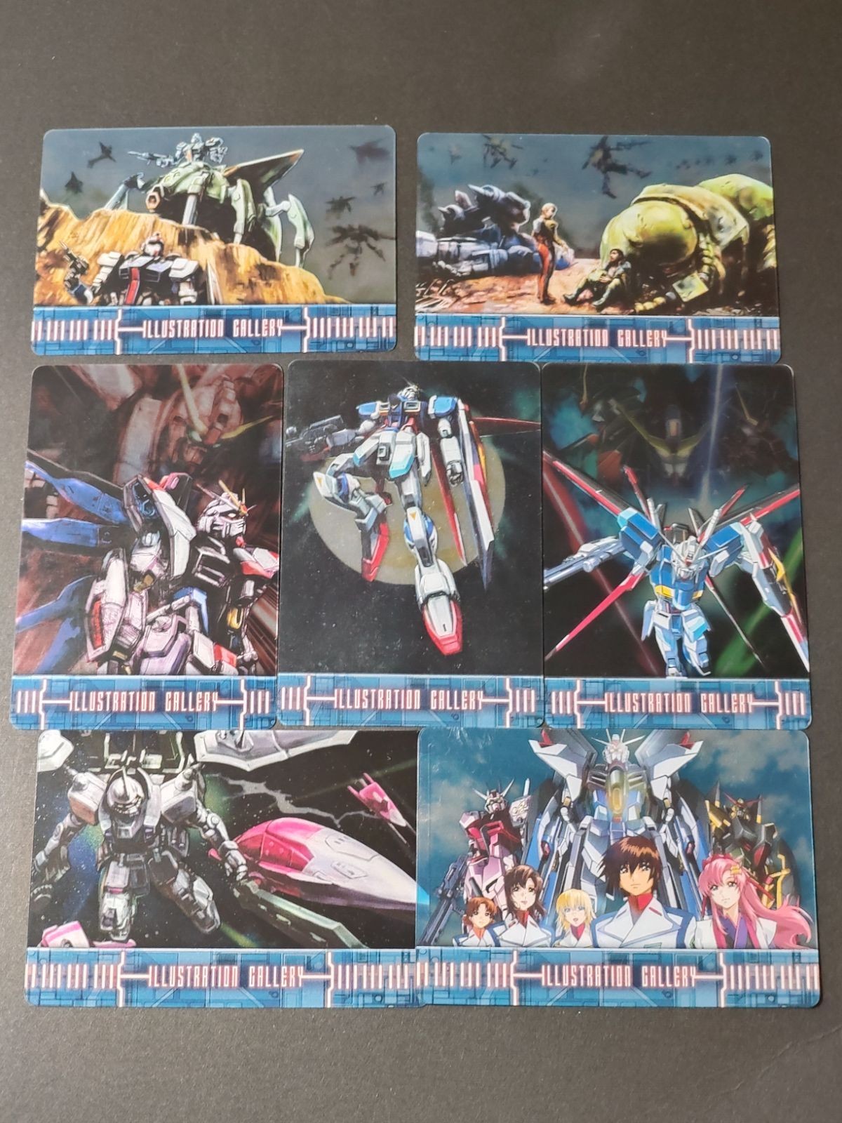 ガンダムSEED イラストレーション ギャラリー カード ウエハース ラクス・クライン ラクス カガリ キラ ヤマト フリーダムガンダム ストライクガンダム