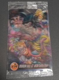 Dragon Ball Z Sealed Wafers Goku Vegeta Trunks GT Clear
