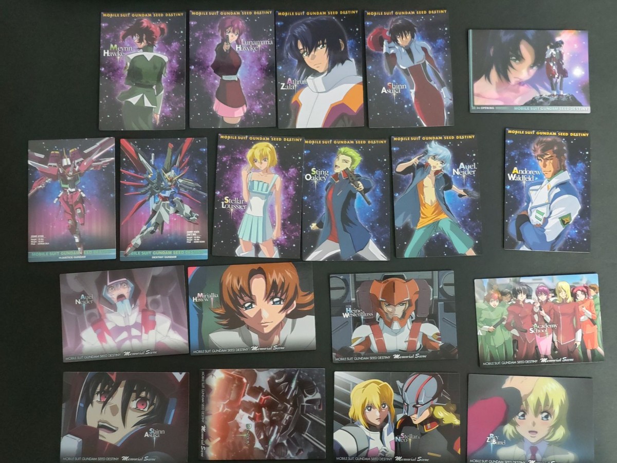 機動戦士ガンダムSEED DESTINY カードダスマスターズ ステラ ルーシェ アスラン アウル・ニーダ シン・アスカ まとめ