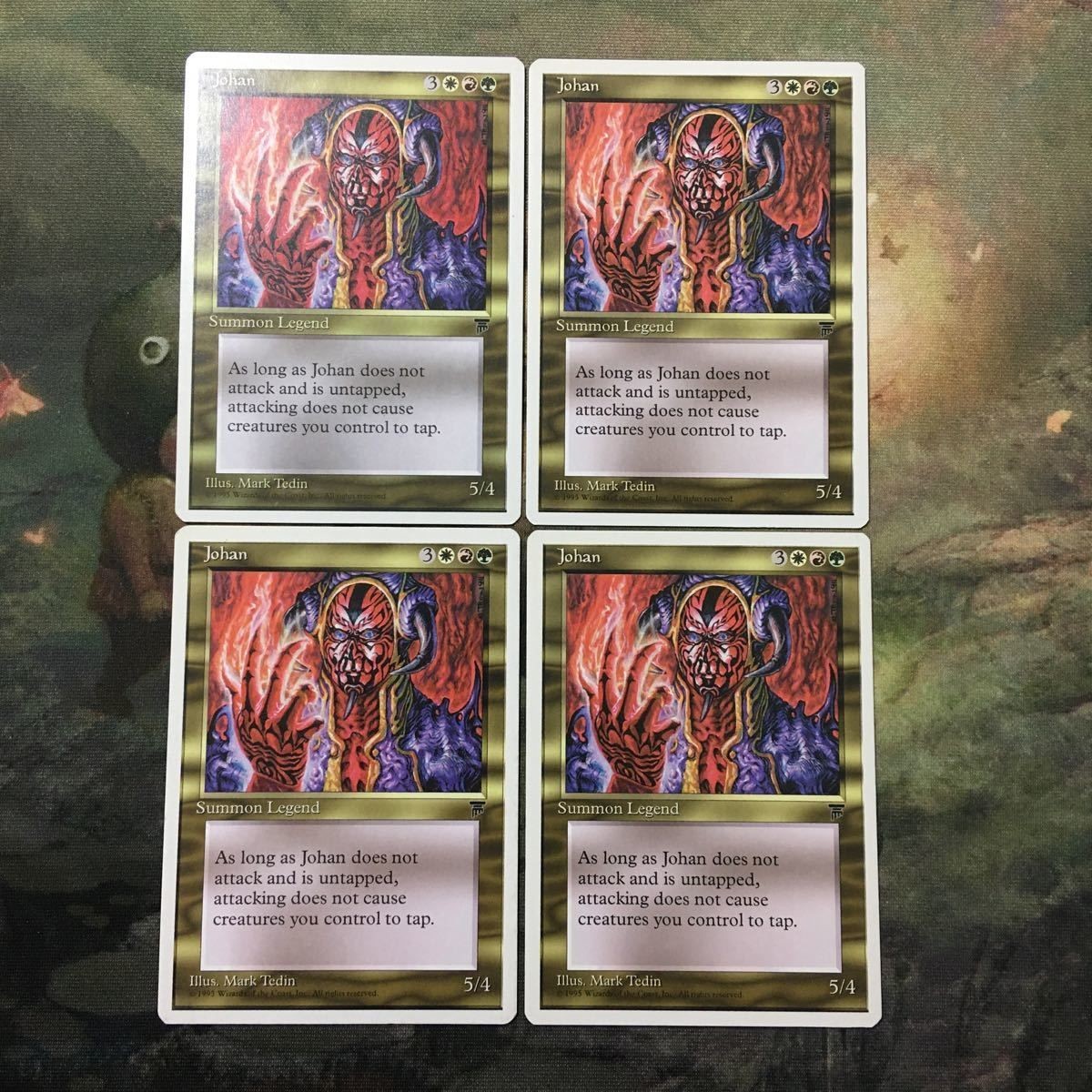 MTG マジックザギャザリング カード まとめ CHR ヨハン/Johan 4枚セット 68