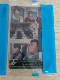 ガンダムoo ダブルオー 00 ダブルオーガンダム 未開封 森永 クリアカード カード ウエハース リヒテンダール・ツエーリ ラッセ・アイオン サムネイル 2