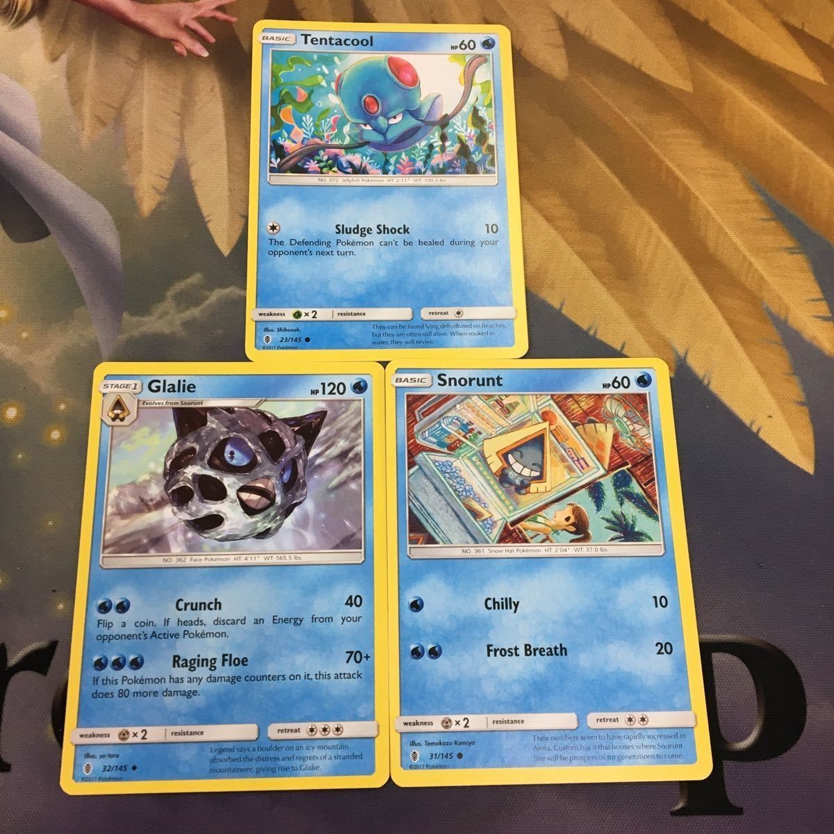 ポケモンカード 旧裏面 英語 海外版 3枚 メノクラゲ オニゴーリ ユキワラシ 17