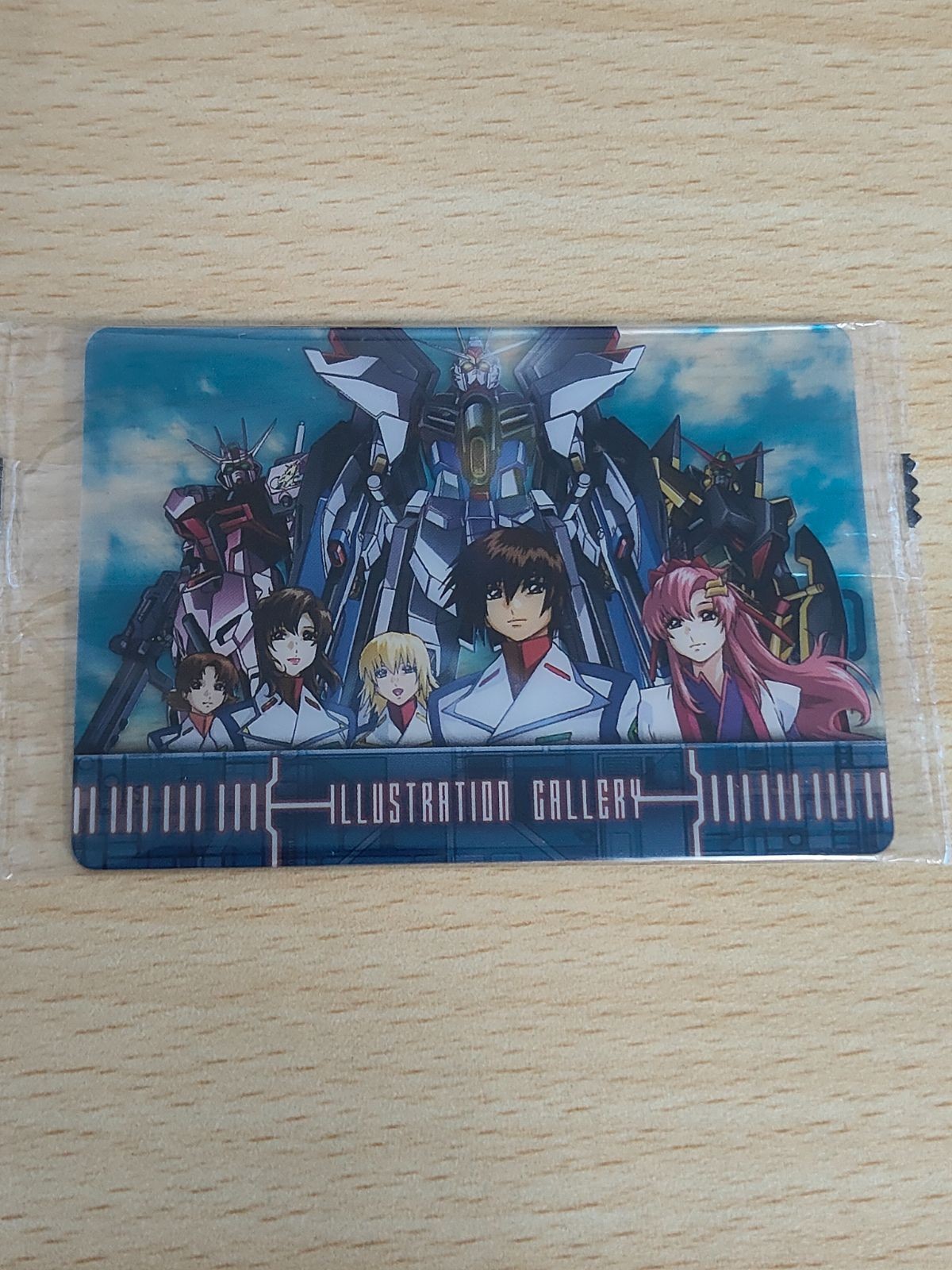 ガンダム SEED DESTINY 森永 ウエハース 3D 未開封 The COMPLETE WORKS カード ラクス キラ カガリ ストライクフリーダム ORB 集合柄 S4-015-189