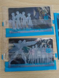 ガンダムoo ダブルオー 00 ダブルオーガンダム 未開封 森永 クリアカード カード ウエハース 1 / 2 機動戦士ガンダム00 ダブルオー ウエハースカード キービジュアル ティエリア ロックオン サムネイル 5
