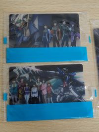 ガンダムoo ダブルオー 00 ダブルオーガンダム 未開封 森永 クリアカード カード ウエハース 1 / 2 機動戦士ガンダム00 ダブルオー ウエハースカード キービジュアル ティエリア ロックオン サムネイル 2