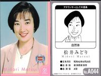 フジテレビ アナウンサー アナ カード 8種 まとめ 女子アナ 吉崎典子 阿部知代 八木亜希子 木幡美子 佐藤里佳 田代尚子 松井みどり 小島奈津子 40周年 番組博覧会 トレーディングカード やくみつる サムネイル 8