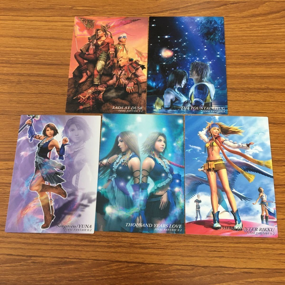 Final Fantasy X-2 Card Lot Yuna Lulu Tidus