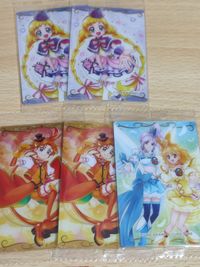 trks4 フレッシュ プリキュア YES キュアピーチ エンスカイ クリアカード 丸正 シャイニングクリアカード シール サムネイル 5