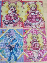 trks4 フレッシュ プリキュア YES キュアピーチ エンスカイ クリアカード 丸正 シャイニングクリアカード シール サムネイル 3