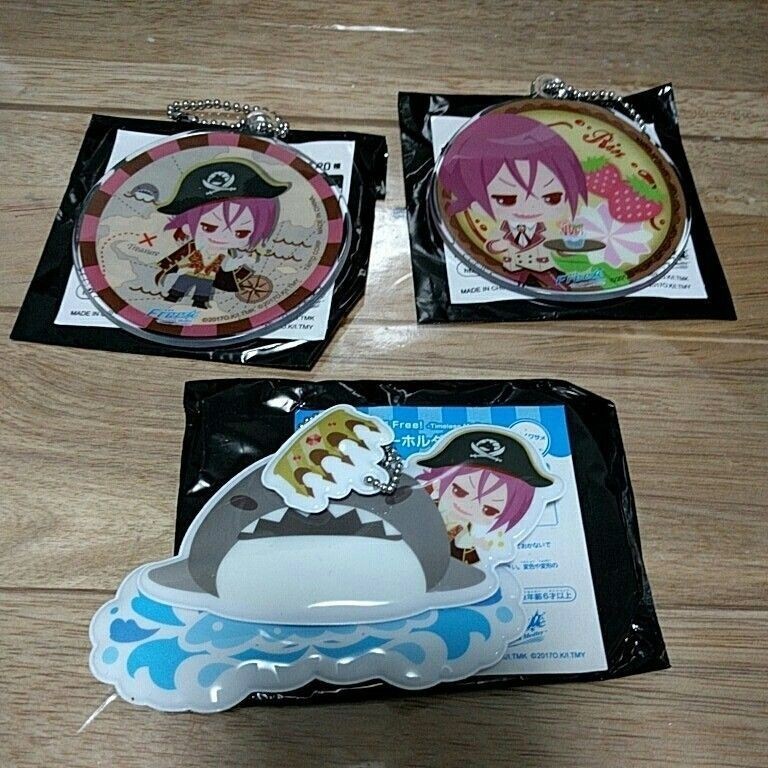 送料無料 松岡凛 FREE! やわらかキーホルダー のっかりキーホルダー まとめ アドアーズ コラボ 特典 アニメプラザ限定 abc