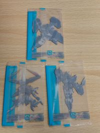 ガンダムoo ダブルオー 00 ダブルオーガンダム 未開封 森永 クリアカード カード ウエハース ガンダムヴァーチェ ガンダムキュリオス ガンダムエクシア サムネイル 2