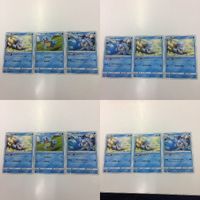 Pokemon Card Reverse Holo Squirtle Wartortle Lot