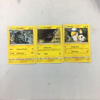 ポケモンカード 旧裏面 海外 英語版 3枚 イシツブテ ゴローン エモンガ 33