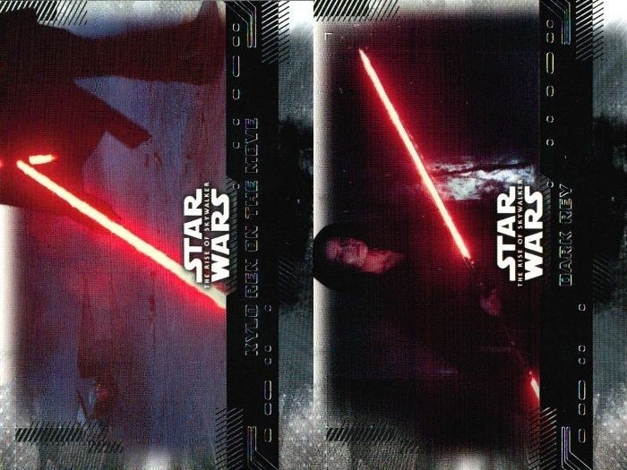 カード まとめ スターウォーズ Star Wars 66 KYLO REN ON THE MOVE 行動するカイロ・レン 65 DARK REY ダーク・レイ Topps トップス