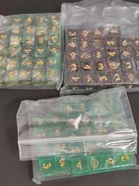 MS 未使用品 MTG 指輪物語 ダイス 3種各1個 ダイス袋 ピンズ ピンバッジ イクサラン サプライ イベント キャンペーン 参加 サムネイル 4
